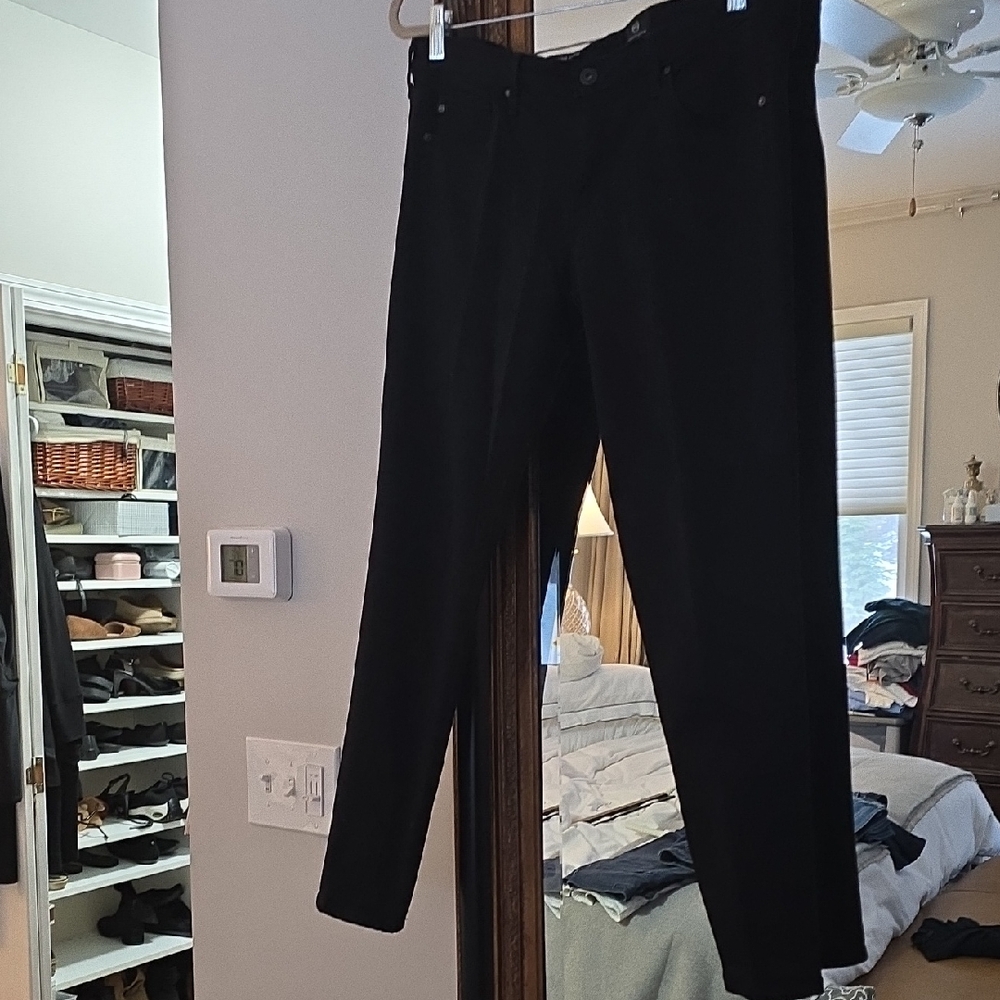 AG Adriano Goldschmied Black Ankle Jeans